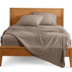 DORM sized ‘Bare’ Elegant Taupe Sheet Set